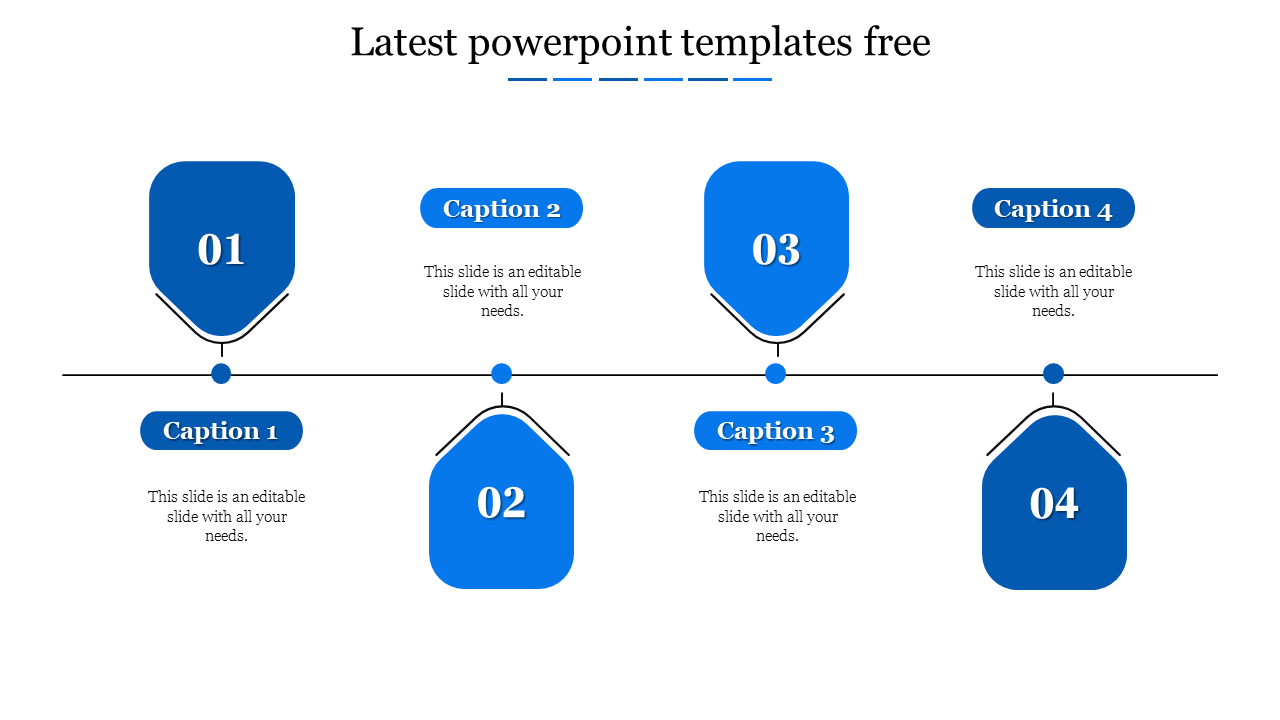 latest powerpoint templates free-4-Blue